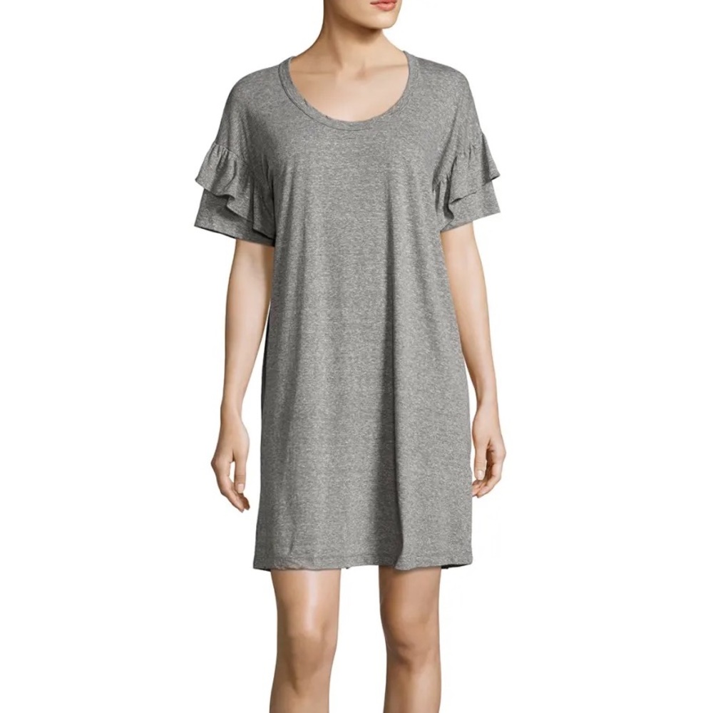 Current/Elliott Ruffle Roadie T-Shirt Dress